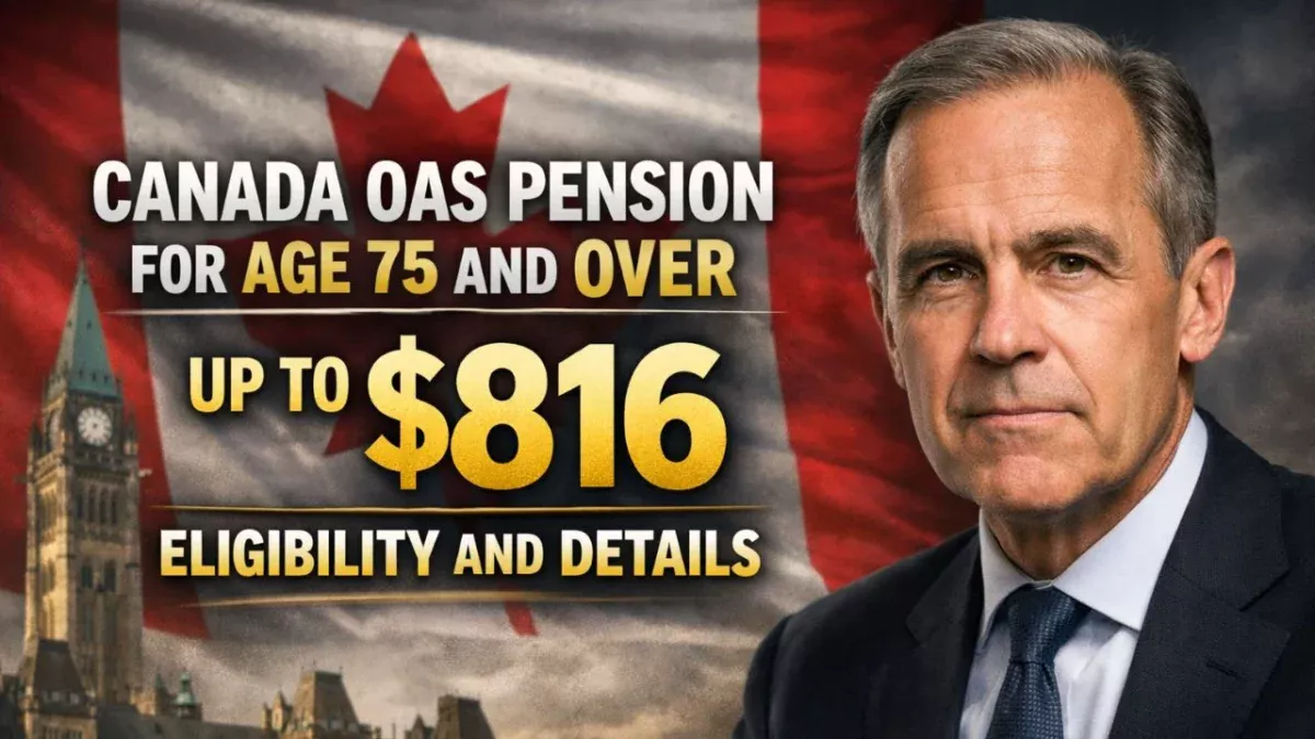 Canada OAS Pension for Age 75 and Over Up to $816 Eligibility and Details