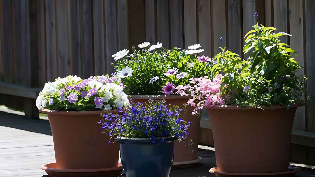 Les pots de fleurs ne sont plus