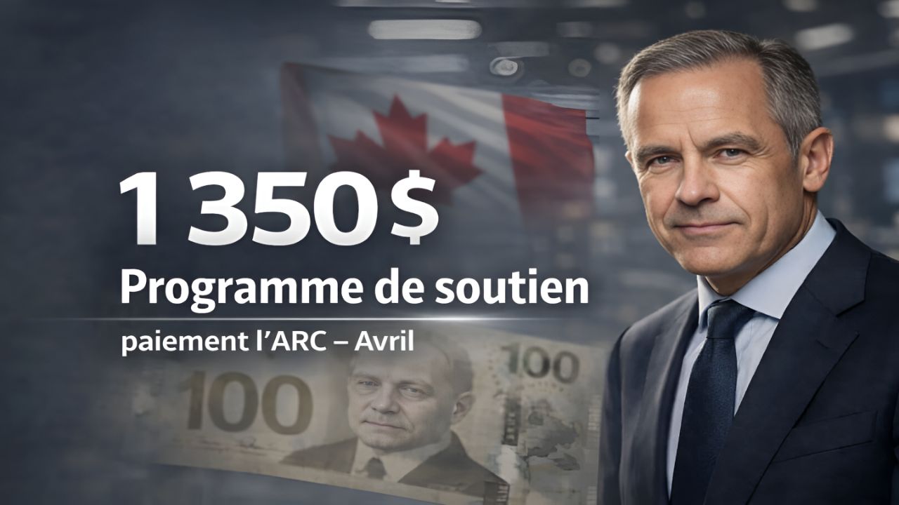 Programme de soutien de 1 350 $ de l’ARC pour le mois de avril